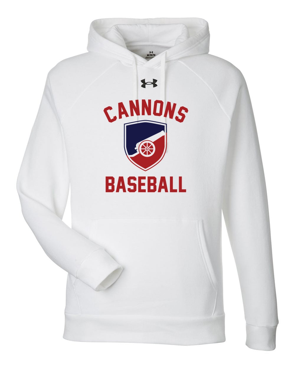 Norfolk Cannons Under Armour Men's Rival Fleece Hooded Sweatshirt