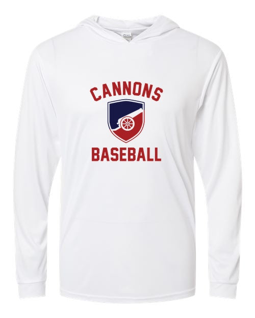 Norfolk Cannons Paragon Unisex Bahama Performance Hooded Long Sleeve T-Shirt