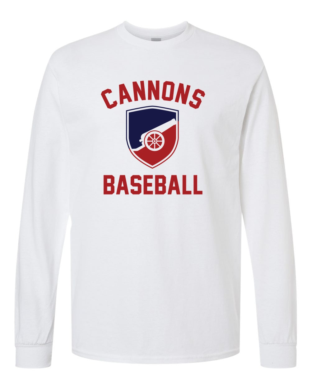 Norfolk Cannons Gildan Unisex Heavy Cotton™ Long Sleeve T-Shirt - 5400