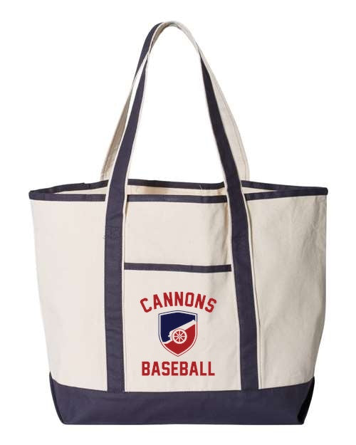 Norfolk Cannons 34.6L Large Canvas Deluxe Tote
