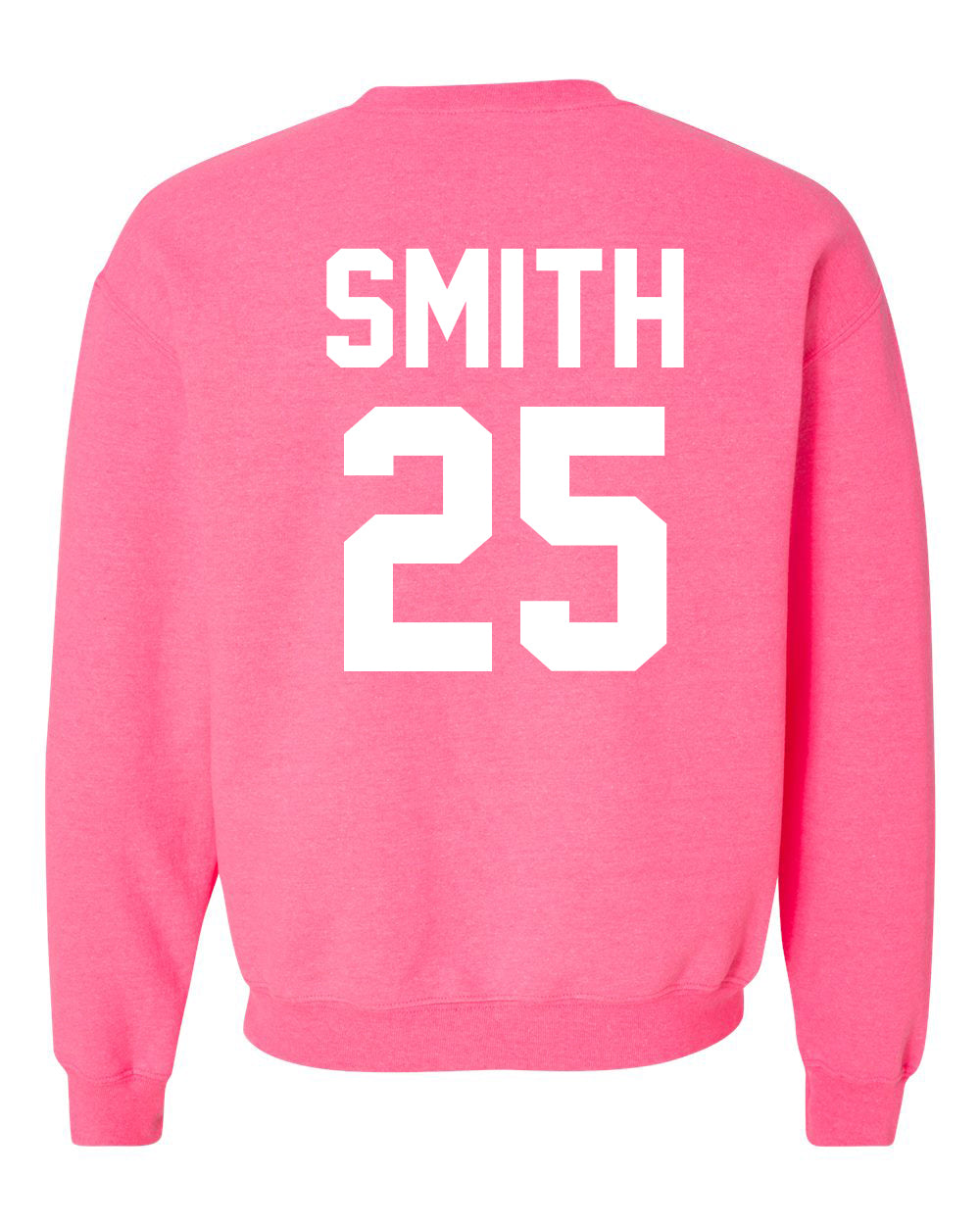 Heavy Blend Crewneck - Pink Back