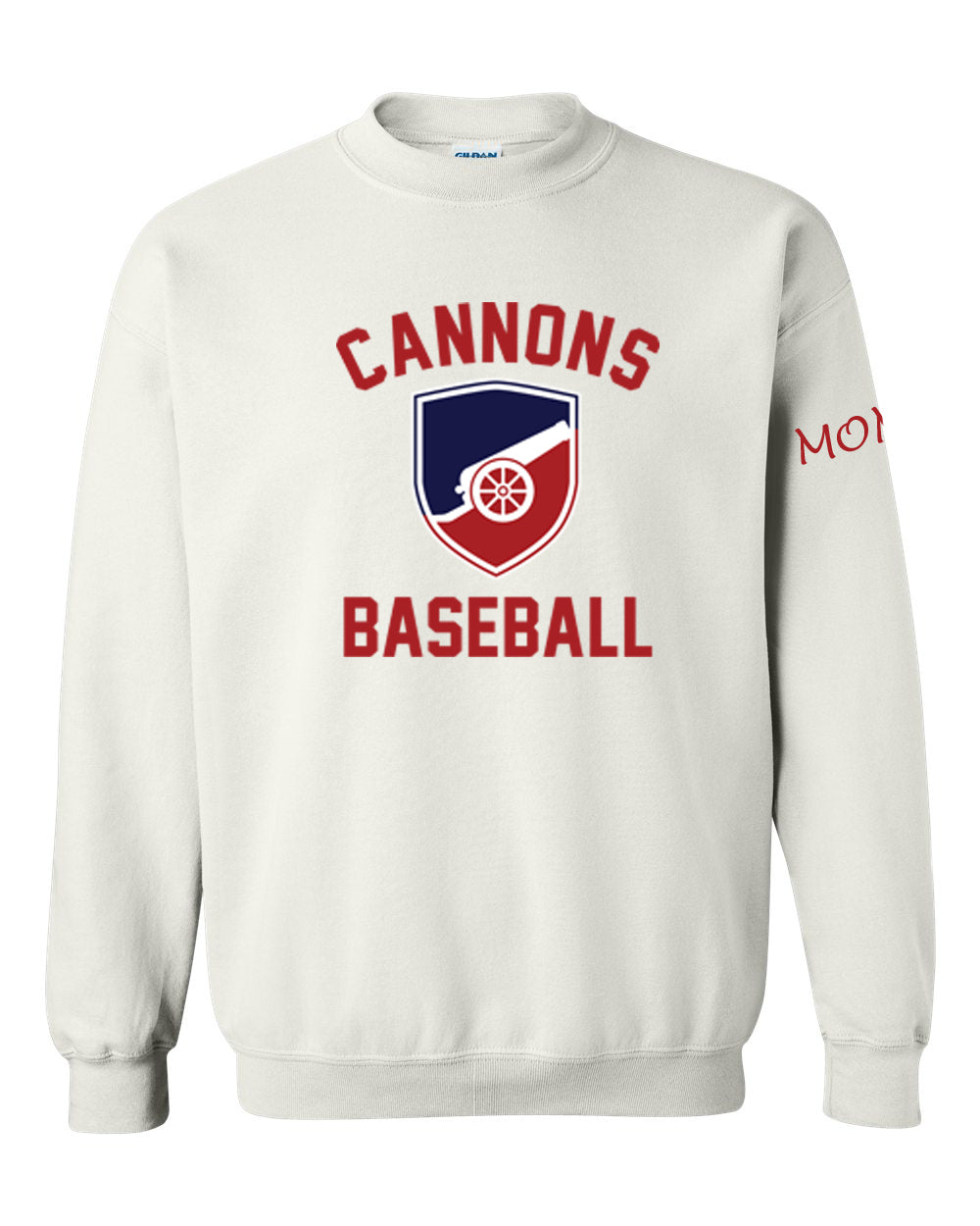 Heavy Blend Crewneck - White Front