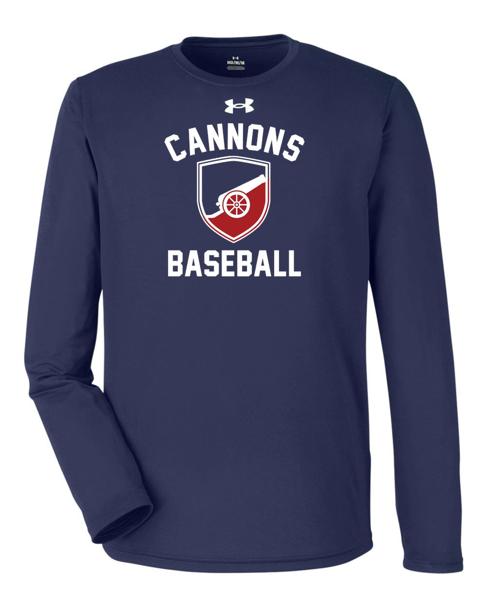 Norfolk Cannons Under Armour Men's Team Tech Long Sleeve T-Shirt