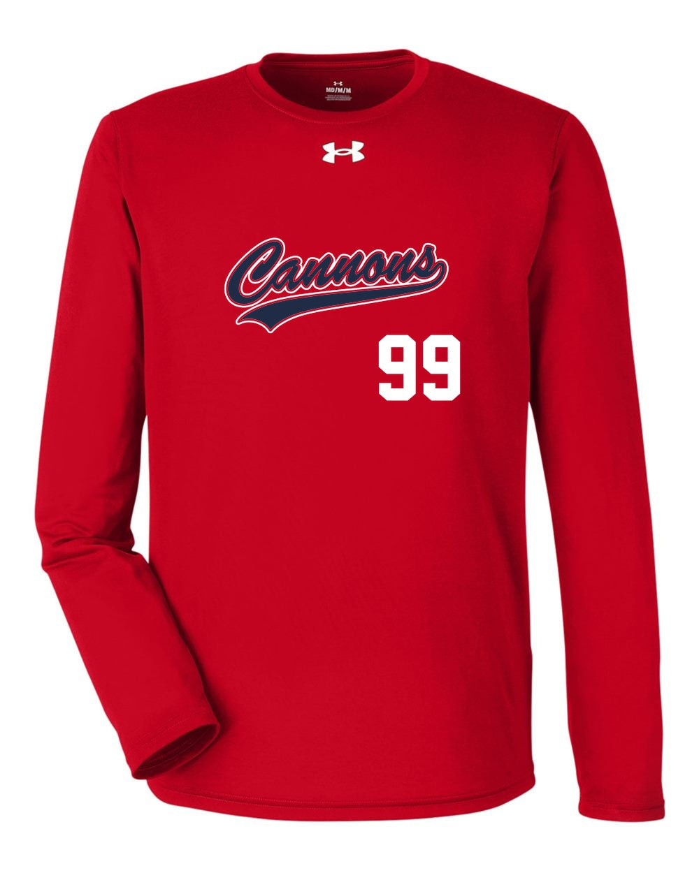 Norfolk Cannons Under Armour Men's Team Tech Long Sleeve T-Shirt
