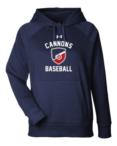 Norfolk Cannons Under Armour Women's Rival Fleece Hooded Sweatshirt