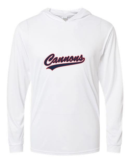 Norfolk Cannons Paragon Unisex Bahama Performance Hooded Long Sleeve T-Shirt