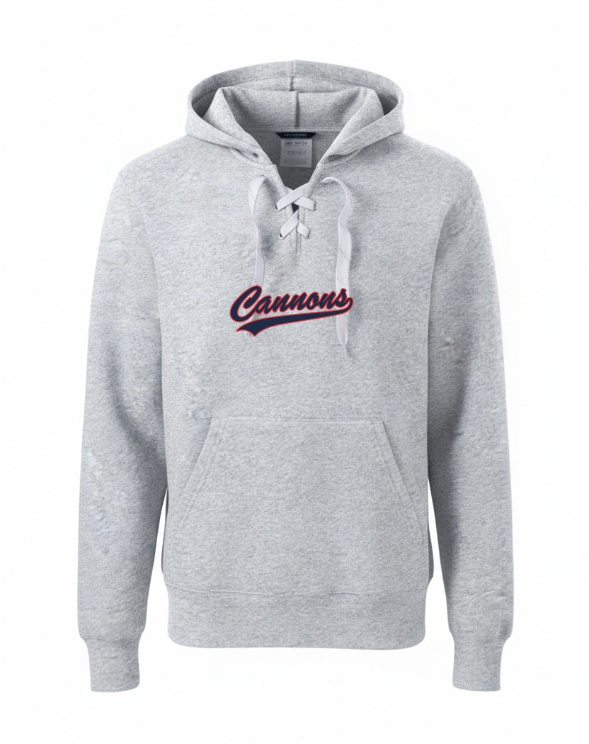 Norfolk Cannons Sport-Tek® Lace Up Pullover Hooded Sweatshirt