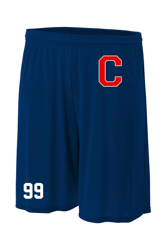 Norfolk Cannons Cooling Performance Short - Navy with logo